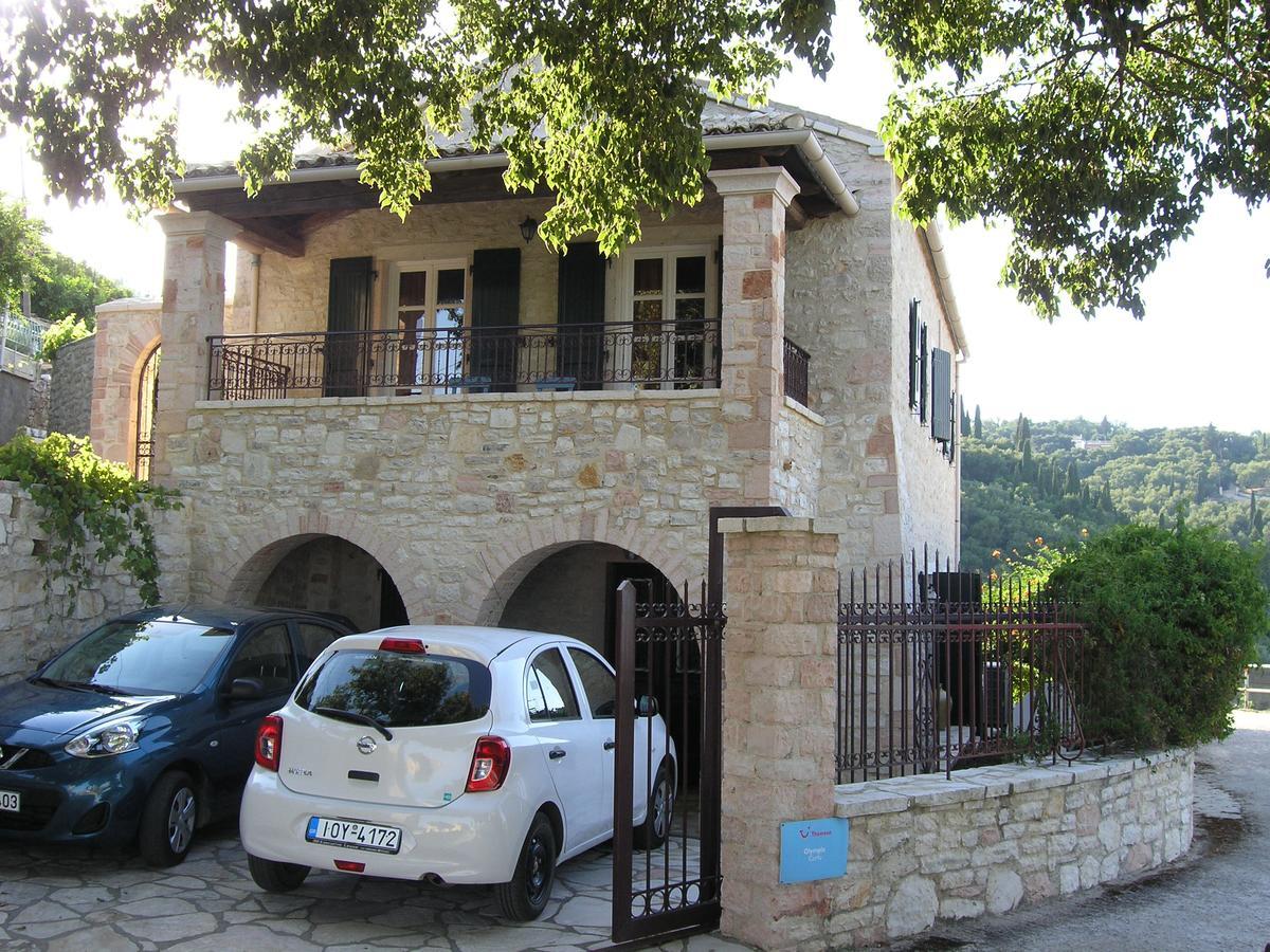 Traditional Stone Villa Olympia Viggla Экстерьер фото
